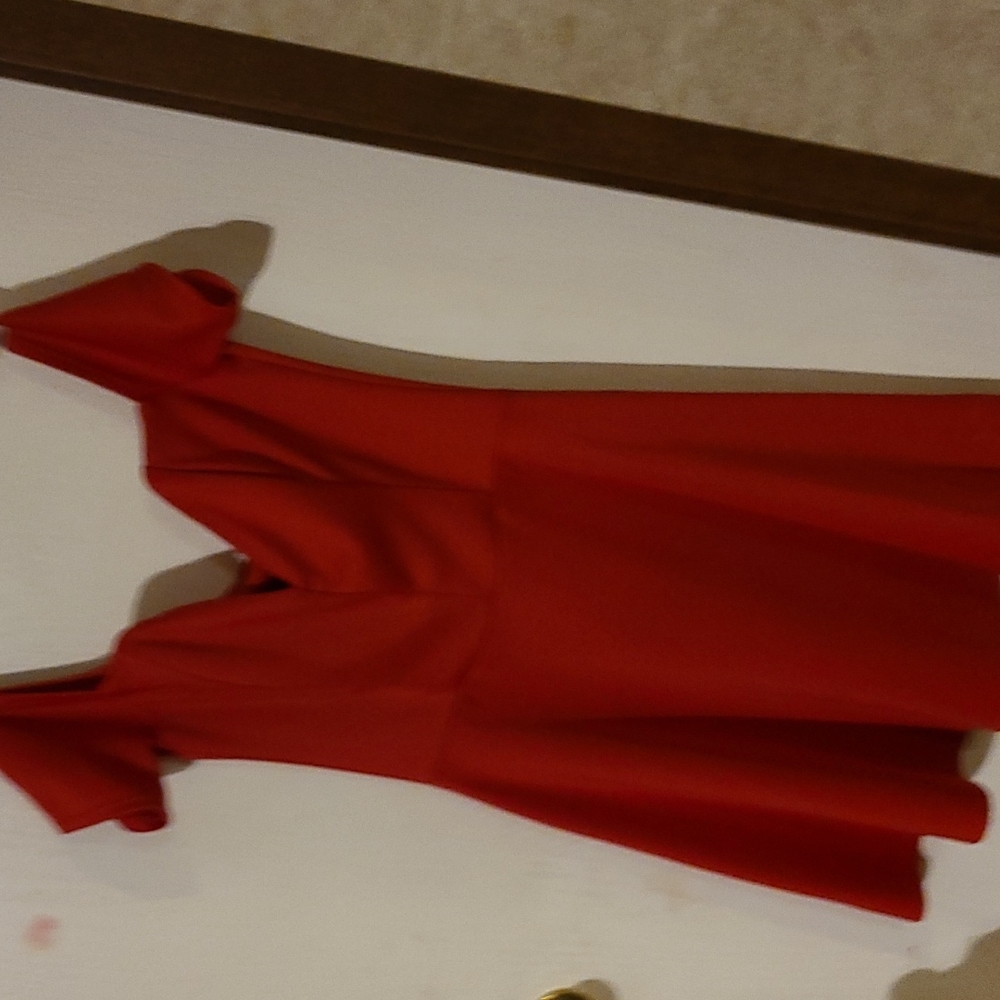 Charlotte Russe size large red a-line dress like new
